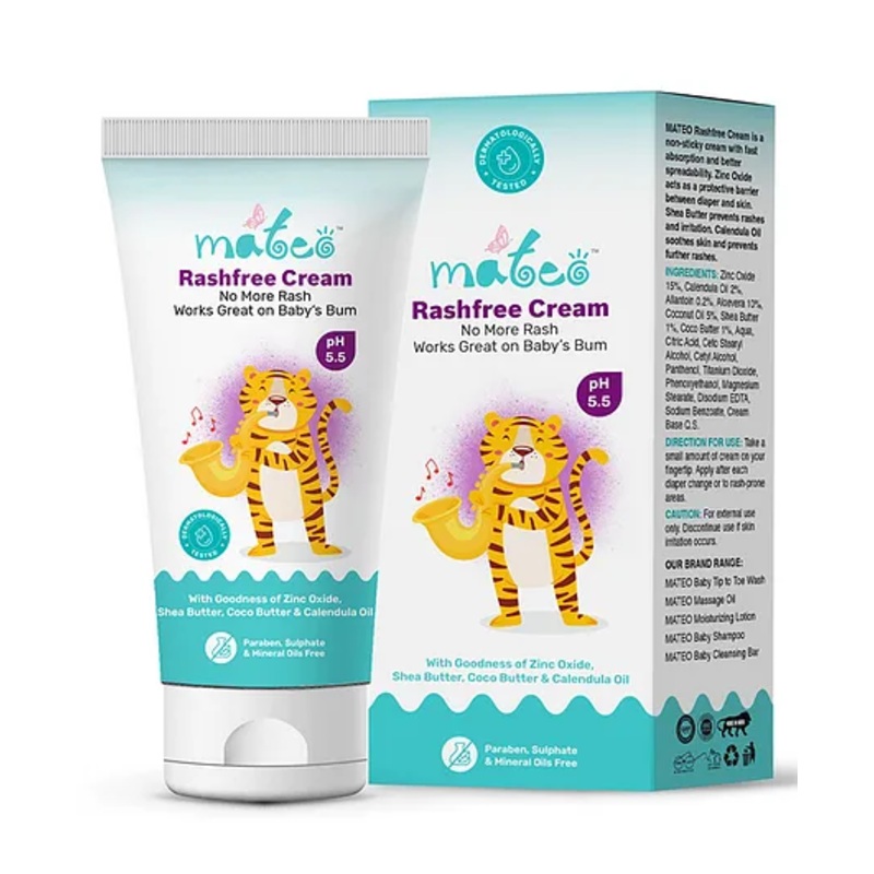 Mateo Rashfree Cream No More Rash Works Greate On Baby's Bum