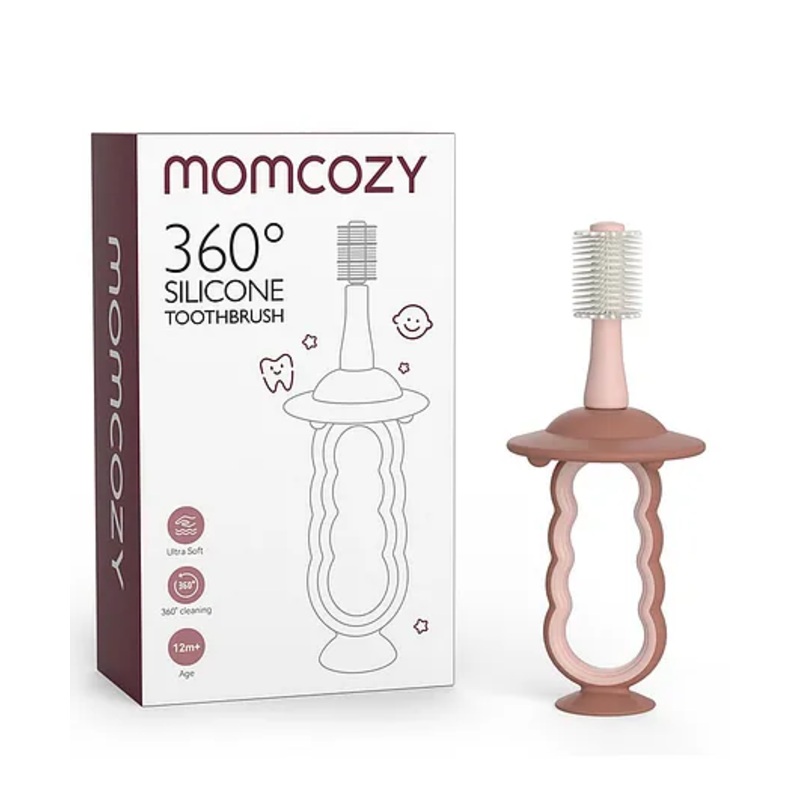 Momcozy Baby Toothbrush Tooth Brush Pink