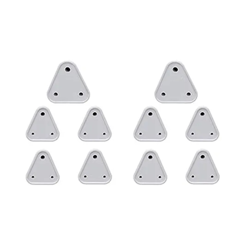 Safe-O-Kid Indian Plug Non Inflammable Electrical Socket Cover White - Pack of 10