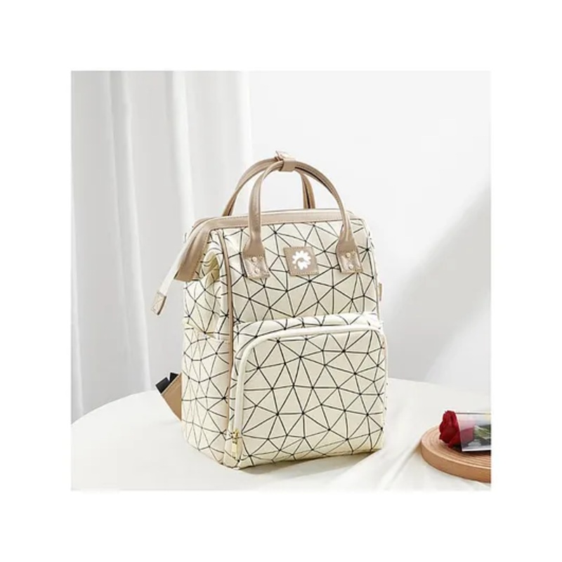 StarAndDaisy Maternity Bag Multi Utility Diaper Bag - Cream
