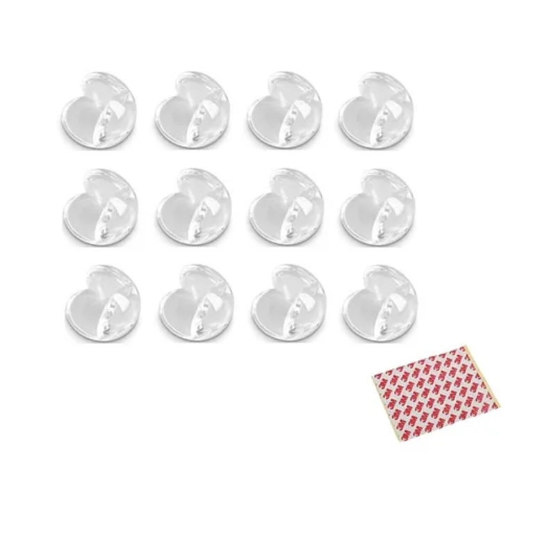 Syga Round Corner Guards Pack of 12 - Transparent