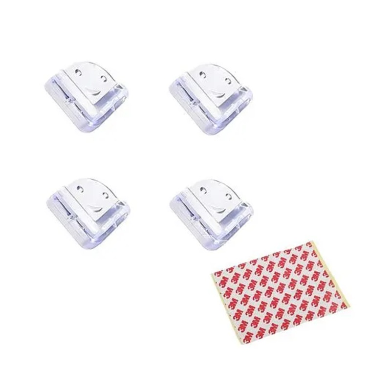 Syga Square Corner Guards Pack of 4 - Transparent