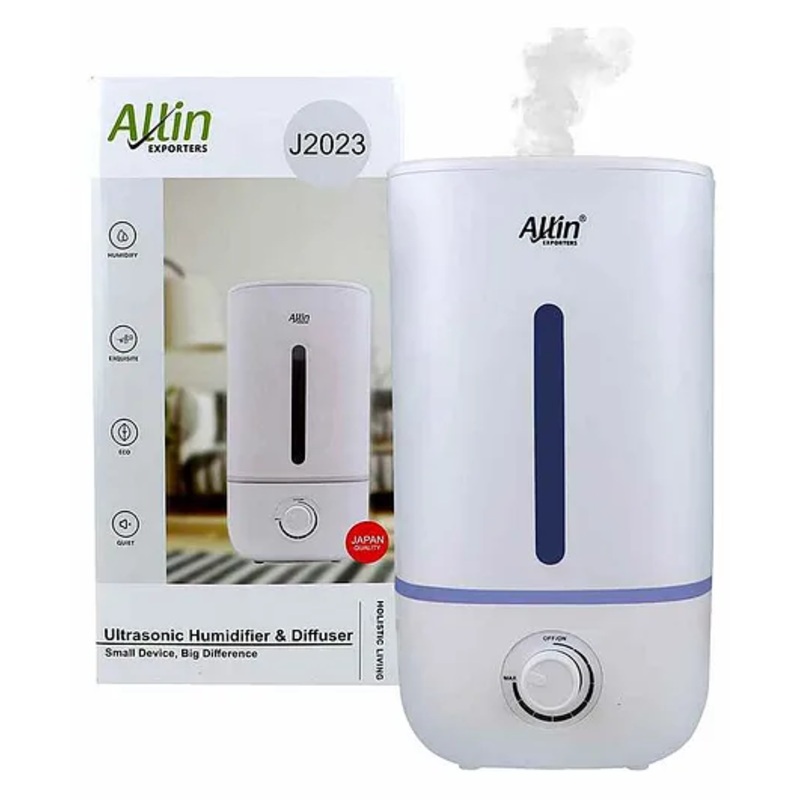 Allin Exporters J2023 Cool Mist Ultrasonic Humidifier - White