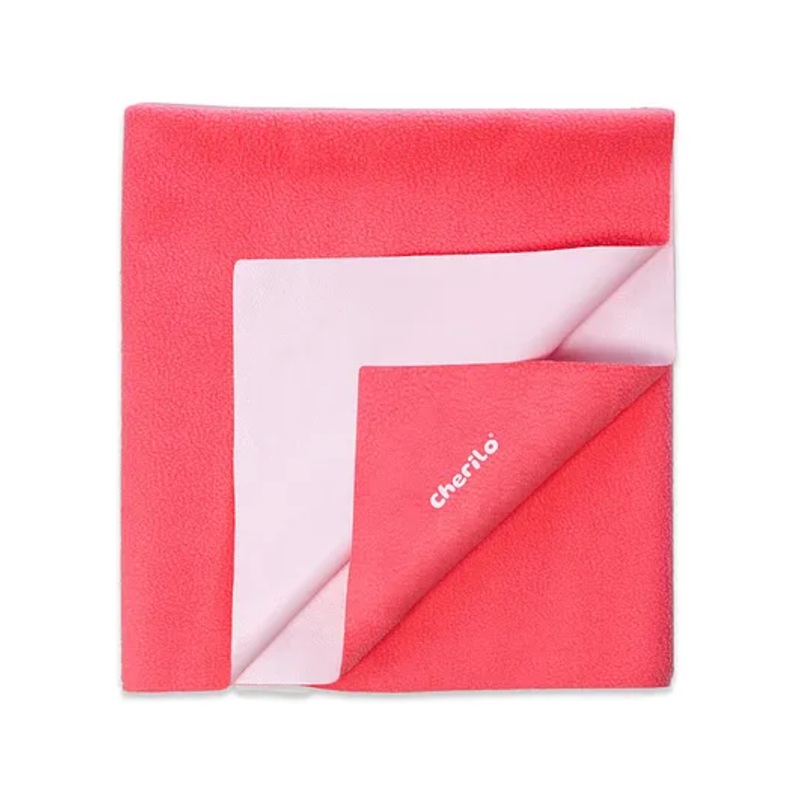 Cherilo Quick Dry Baby Bed Protector Medium - Salmon Rose