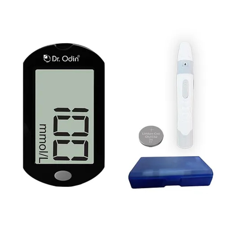 Dr. Odin Blood Glucose Monitoring System GDH-FAD Meter Only AC-307 Glucometer (Black)