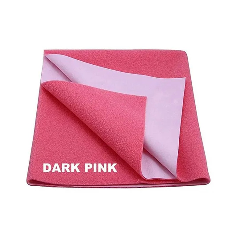 Elementary Smart Dry Waterproof Small Bed Protector Sheet - Dark Pink