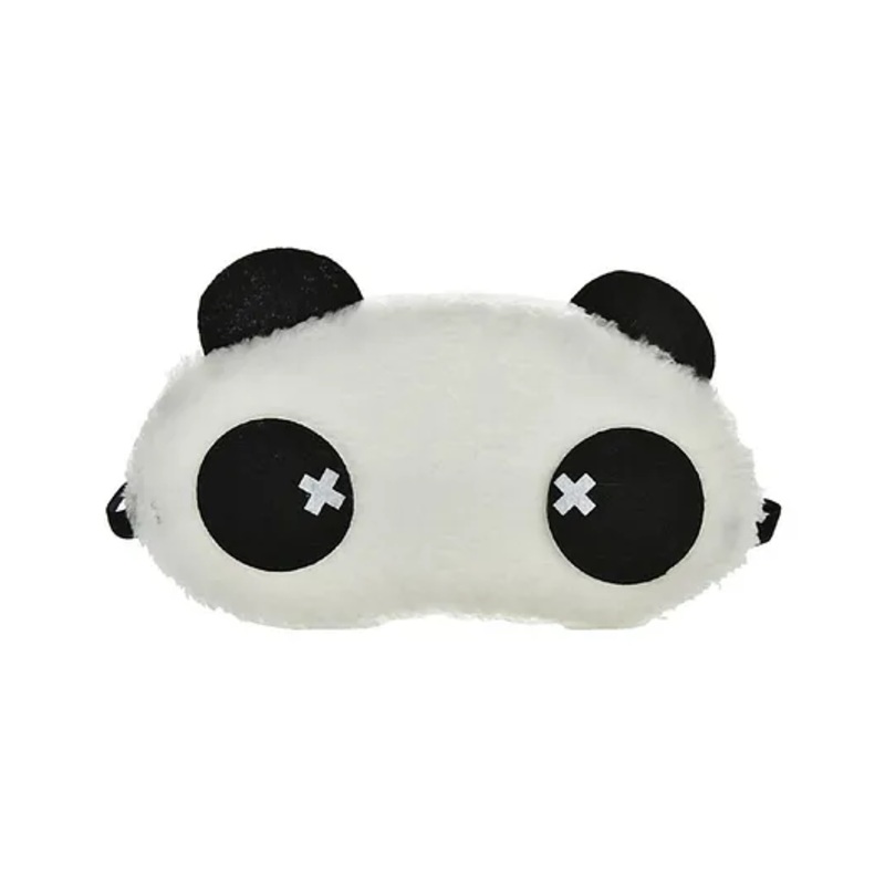 Jenna Cross Panda Cartoon Sleeping Eye Mask - Black & White