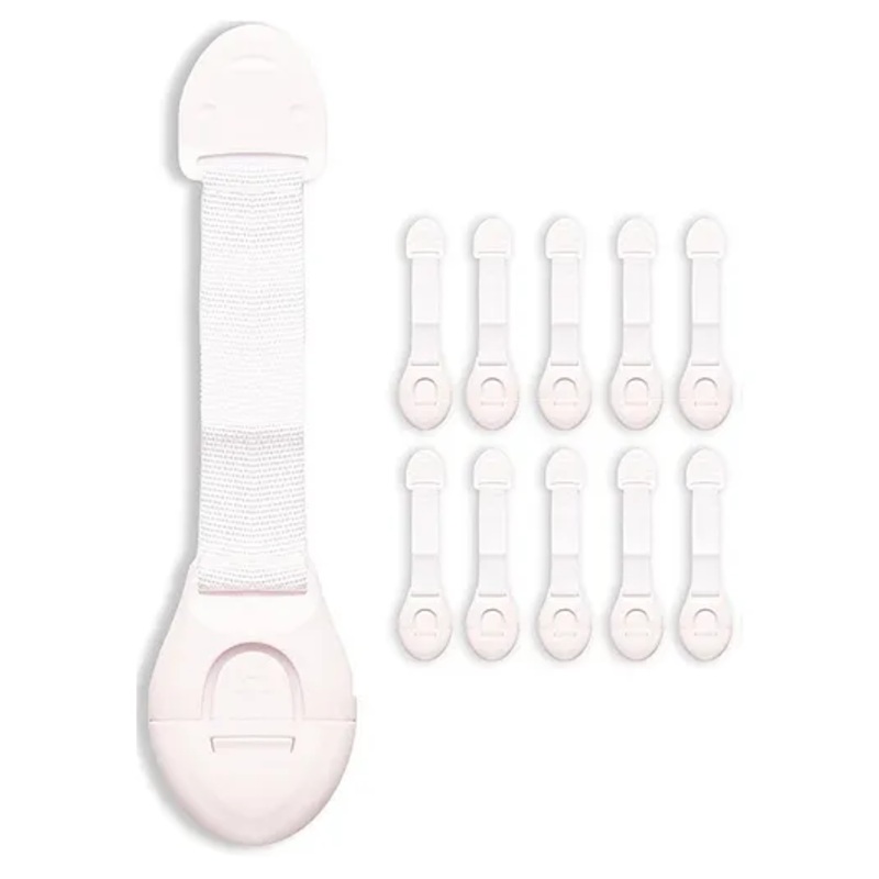 Skylofts Baby Pack of 10 Furniture Safety Locks for Kids Safety Locks for Cabinets, Drawers Furniture Locks Baby Safety Products