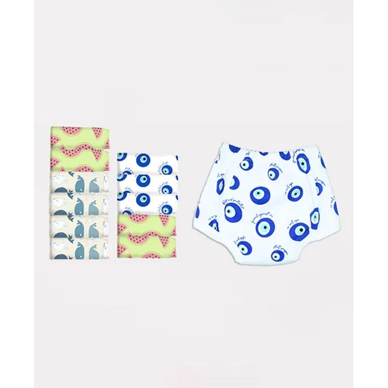 Snugkins Potty Training Pants for Kids. (Size 1, Fits 1-2 Years) - Pack 12