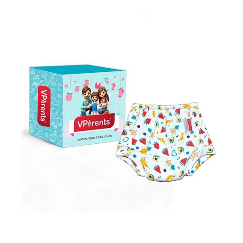 VParents Padded Underwear for Babies and Toddlers with 3 Layers of Cotton Padding Potty Training  Pull Up & Diaper-Free Time (2 - 3 years Boat) (Print may vary)