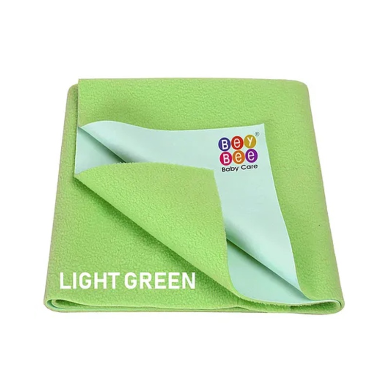 BeyBee Cotton Baby Bed Protecting Mat Small - Light Green