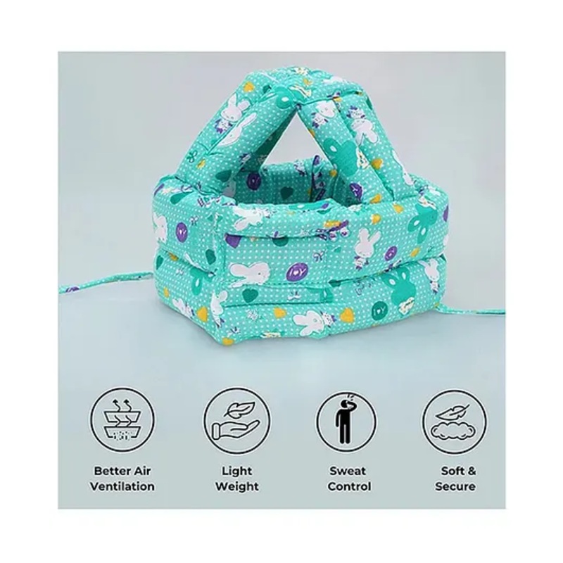 BOXOT IMPEX Adjustable Cushioned Baby Safety Helmet (color may vary)H-5