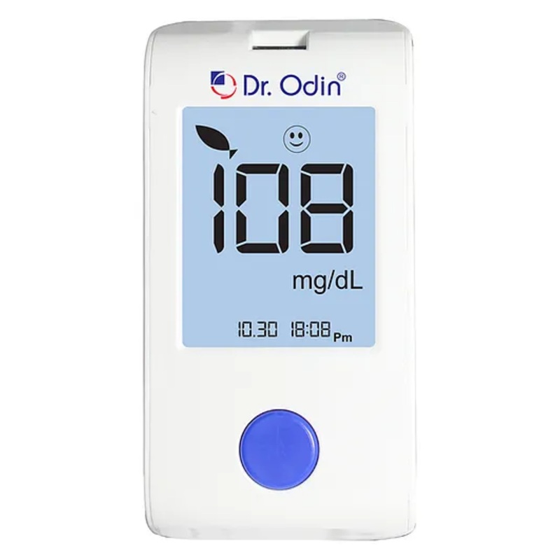 Dr. Odin Glucose Meter Kit with Strips - White