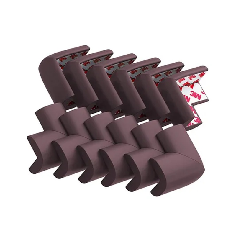 Extra Thick L Shape Corner Guards Heavy-Duty Baby Safety Bumpers - Pack of 12