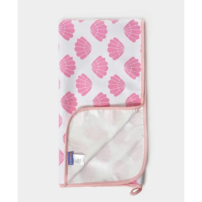 Mi Arcus Printed Water-Resistant Mattress Protector with TPU Lamination, 0-24 Months, Pink, 90x85 cm