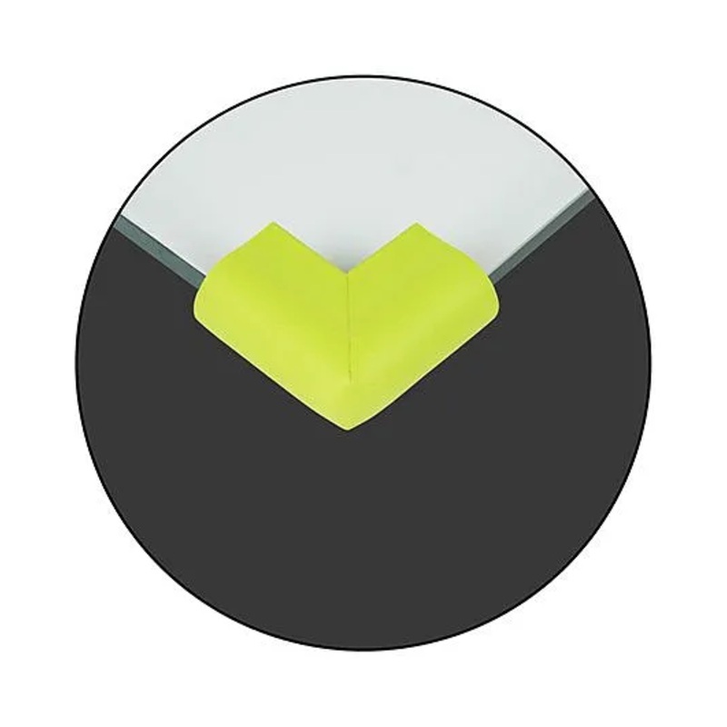 Safe-O-Kid U-Shaped Medium Corner Cushions Pack of 12 - Green