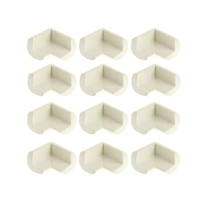 Syga L Shape Corner Edge Guard Pack of 12 - White