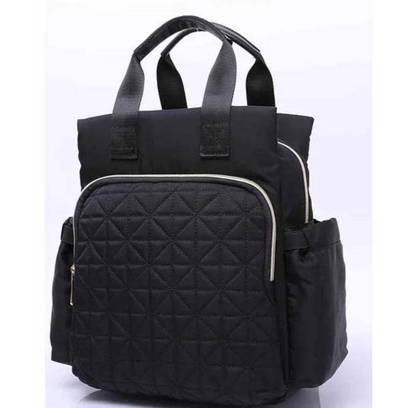 The Mom Store Diaper Backpack - Black