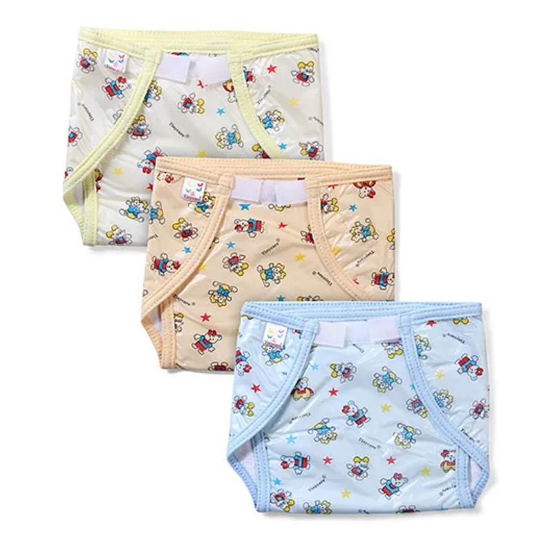 Tinycare Waterproof Nappy Large - Set of 3 (Color May Vary)