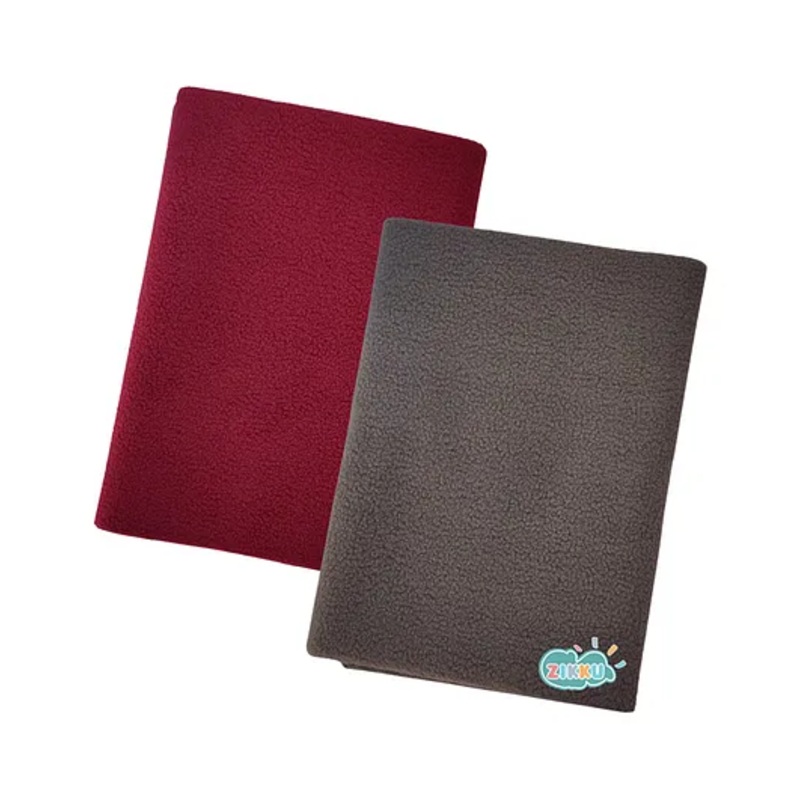 Zikku Dry Sheet Bed Protector Waterproof Mat Quick Absorbency Combo - Maroon & Grey