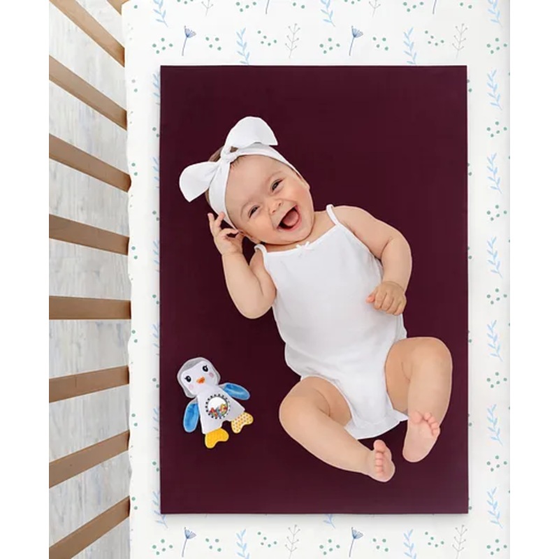 Zoe Dry Waterproof Bed Protector Sheet - Maroon