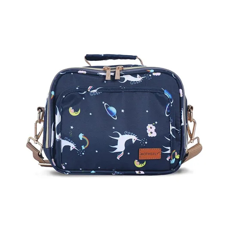 Motherly Mini Magic Diaper Bag for Mothers for Travel Small Maternity Handbag for Newborn Baby Mothers Travelling Bag Multiple Pockets Water Resistant Baby Bag (Unicorn Blue-Style2)