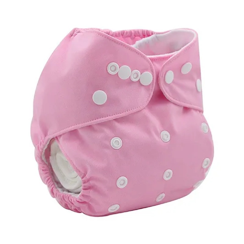 Sparkle Joy Washable & Reusable Cloth Diaper Pocket Without Inserts - Pink