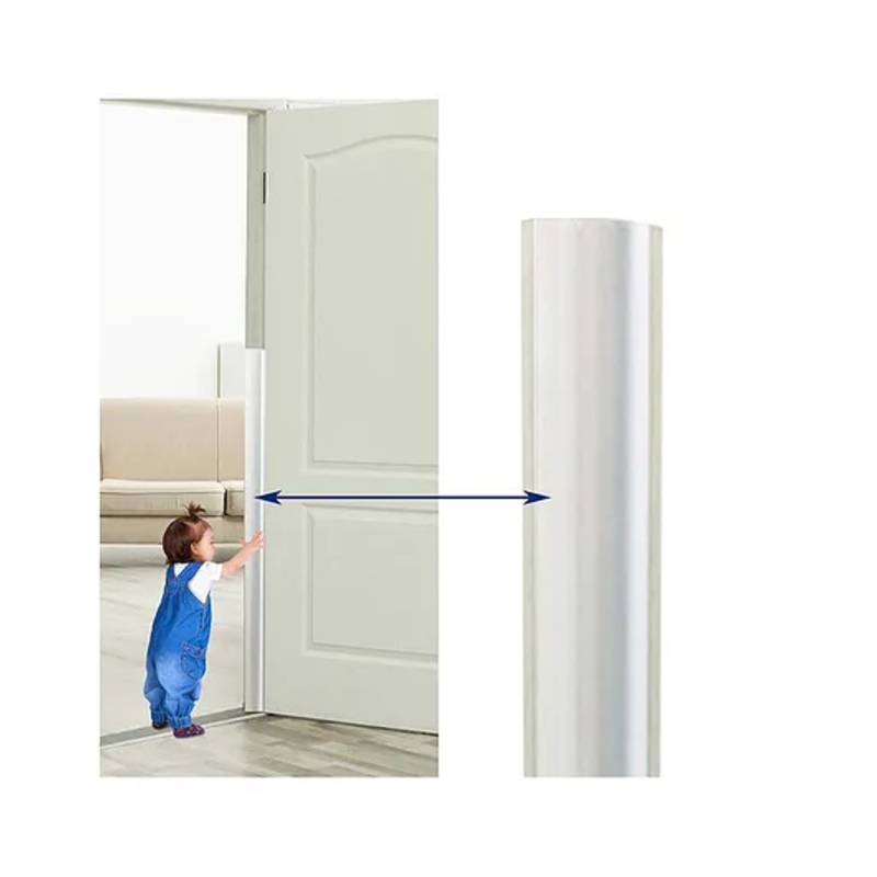 StarAndDaisy Finger Pinch Door Guard Shield for 90 & Probably 180 Degree Doors (180 x 120 cm) - White