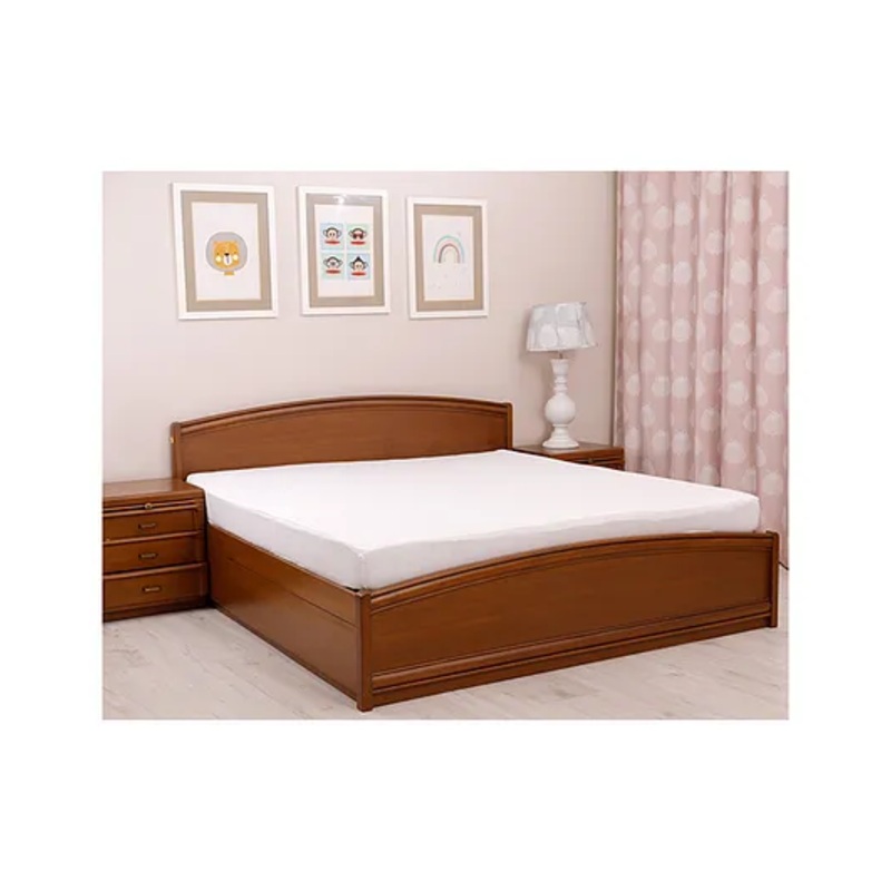 Tidy Sleep Mattress Topper Waterproof Bed Protector Terry Cotton Single Bed - White