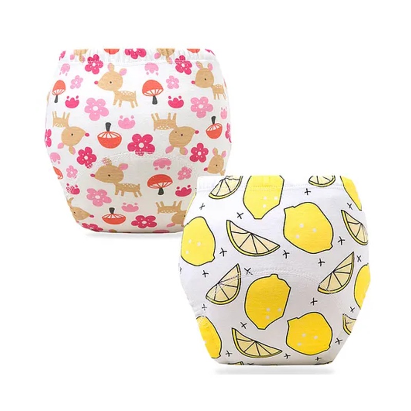 Bembika Babies Cotton Potty Training Pants, Printed Design Pack 2, MSize - Multicolor