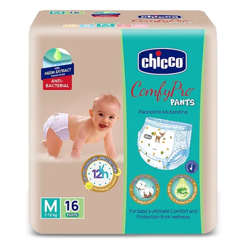 Chicco Comfypro Diaper Pants Medium - 16 Pieces
