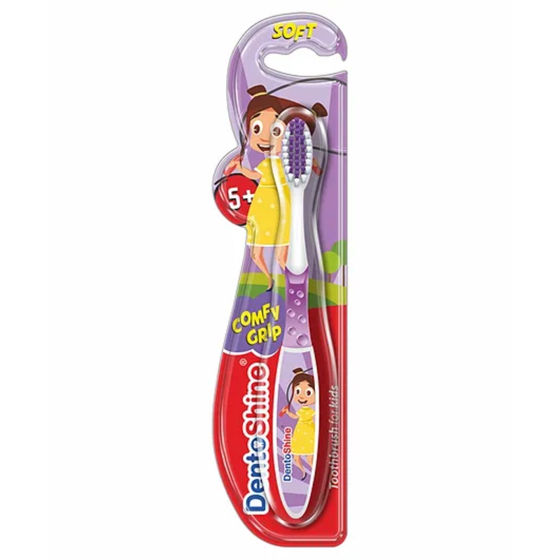 DentoShine Comfy Grip Toothbrush - Purple