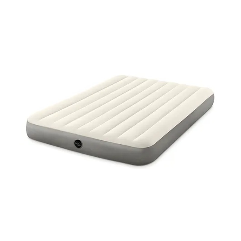 Intex 64103 Unisex Queen Dura Beam Series Single High Air Mattress For Indoor and Outdoor Use Intex Air Mattress Intex Air Bed  Multicolor