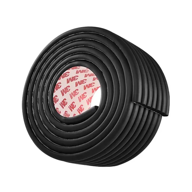 KidDough Baby Proofing Flat Edge Protector - Black