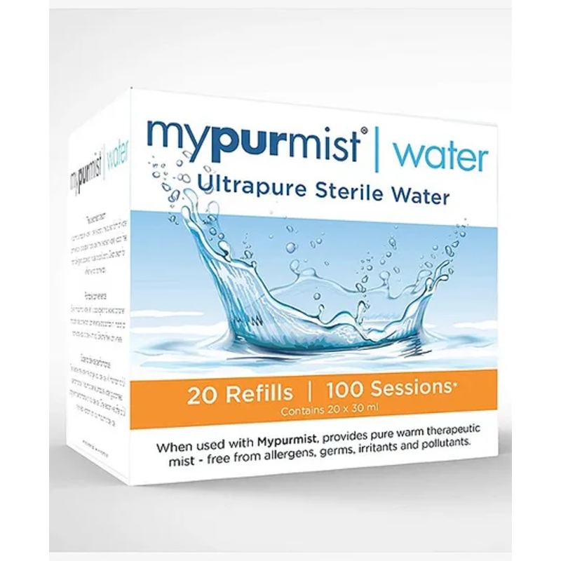 Mypurmist Ultrapure Sterile Water - 20 Refills