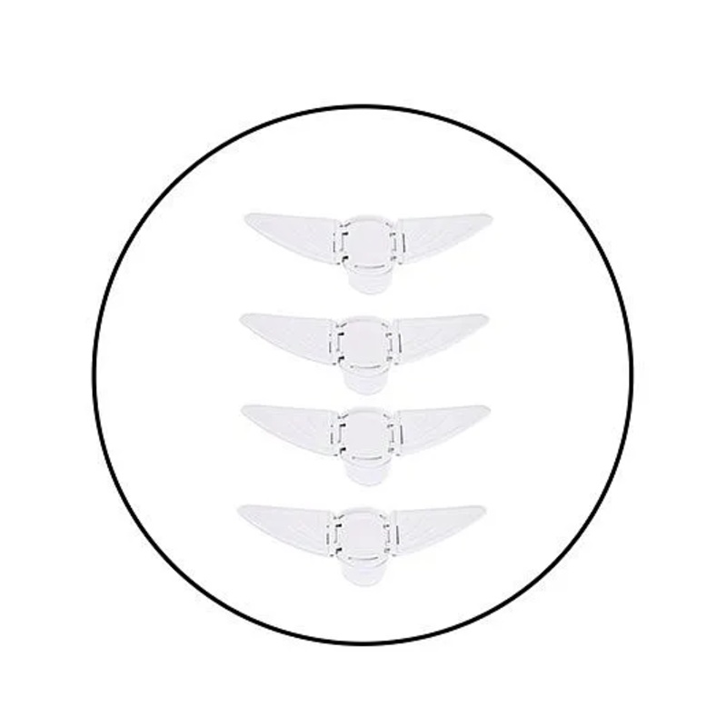 Safe-O-Kid Butterfly Shaped Sliding Window Lock White - Pack of 4