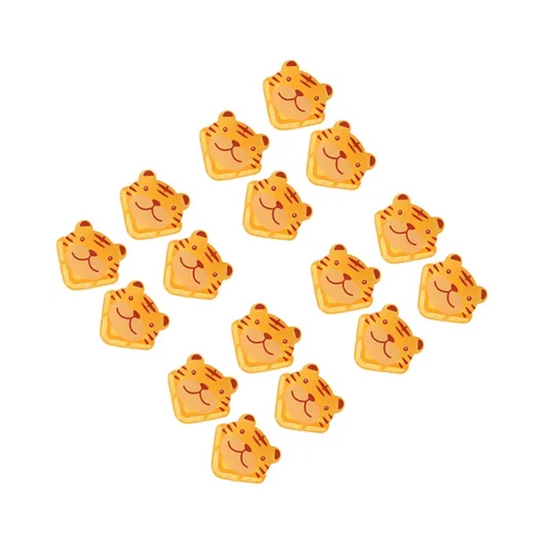 Safe-O-Kid Tiger Shaped Corner Guards Pack of 16 - Yellow