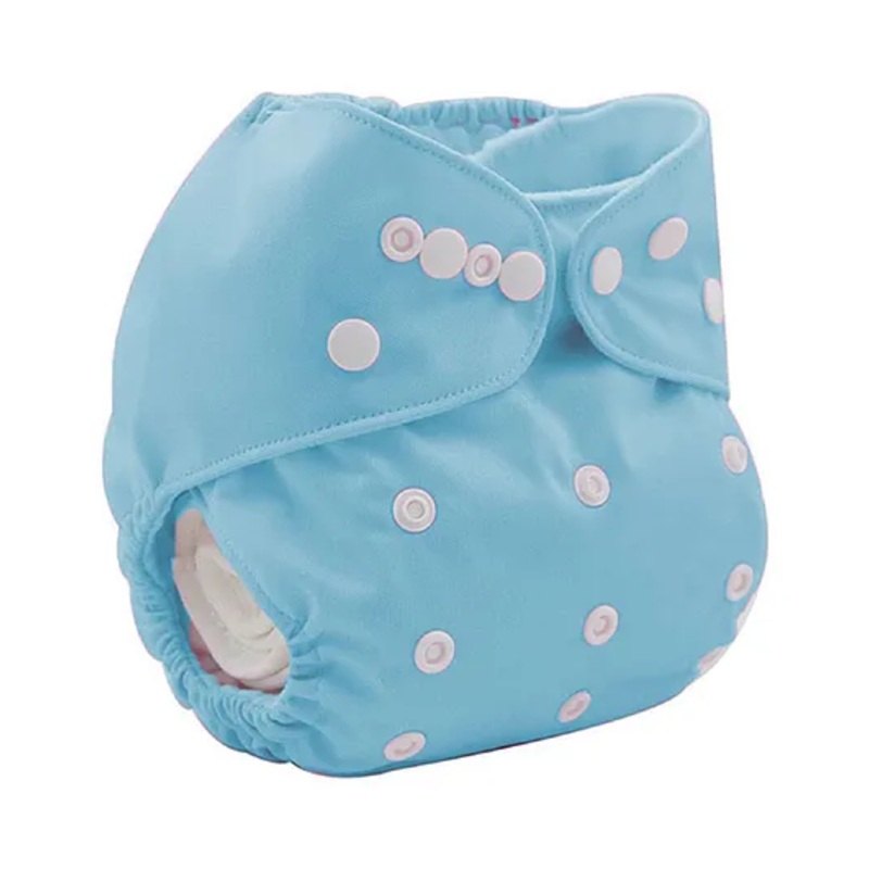 Sparkle Joy Washable & Reusable Cloth Diaper Pocket Without Inserts - Sky Blue