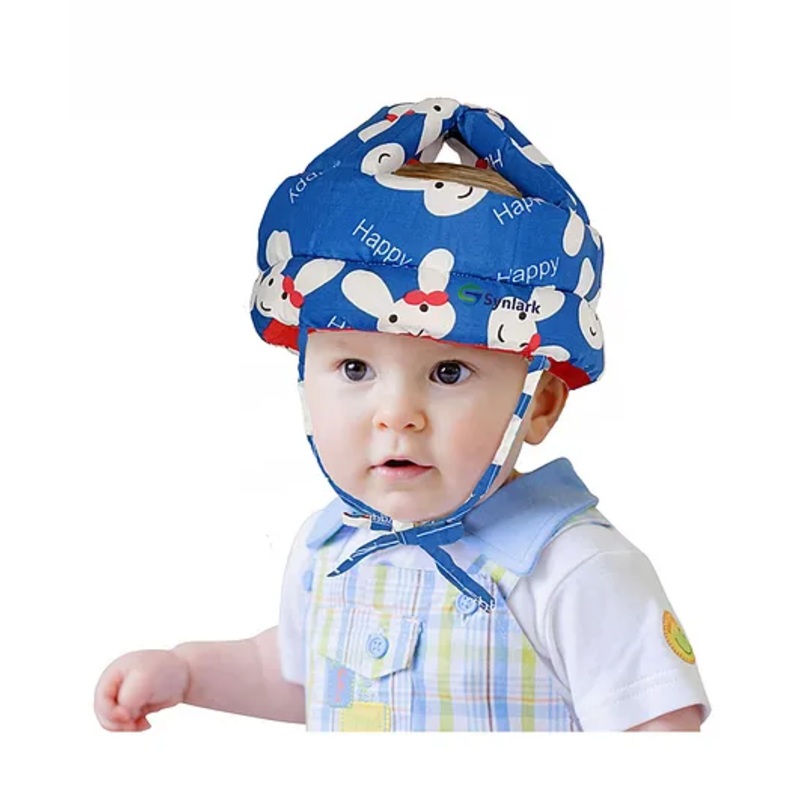 Synlark Baby Safety Helmet Adjustable Size Baby Learn to Walk - RoyalBlue