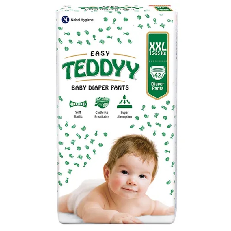Teddyy Baby Easy Pant Diapers Double Extra Large 42 Diapers (Pack of 1)  15-25 kgs