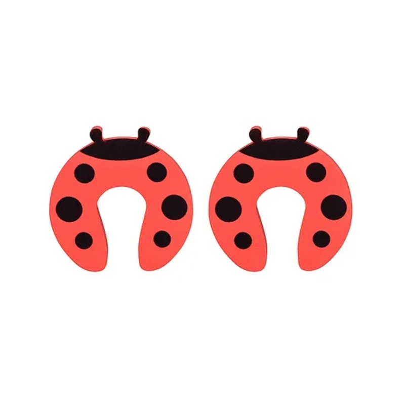 The Little Lookers Door Stopper Ladybug Design Red - Pack of 2