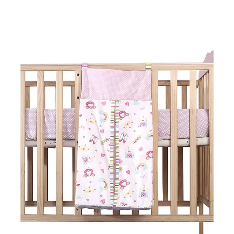 Babyhug Diaper Stacker Transport Print - Pink| Easy to Install| Smart Storage| Machine Washable| Easy Access