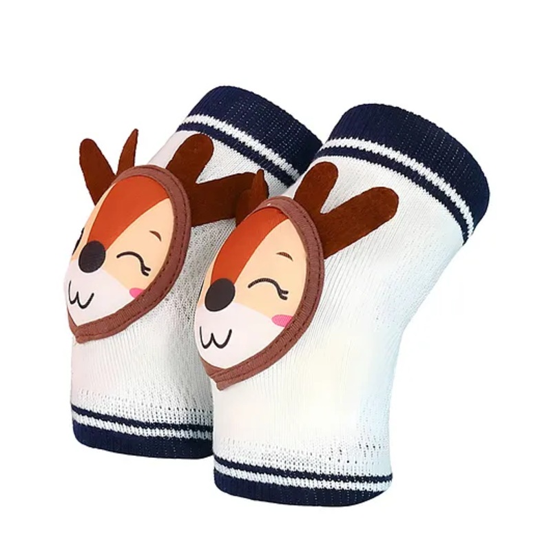 Bembika Baby Kneepad for Crawling - Deer Blue