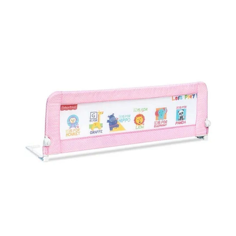 Fisher Price by Tiffany Playtime Bed Rail Guard 1.8m - Pink