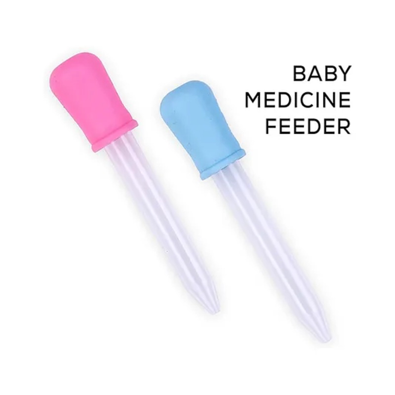 INPOUT Pack of 2 Medicine Dispenser for Infant to Toddlers(Color may Vary)