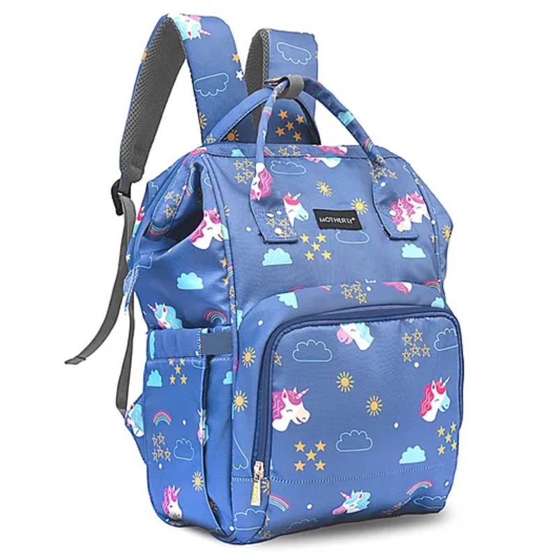 Motherly Elegant Diaper Bag for Mothers for Travel with Warranty | Spacious Diaper Bags for Mom | Baby Bag for Mother Travel  (Pegasus & Starry Sky)