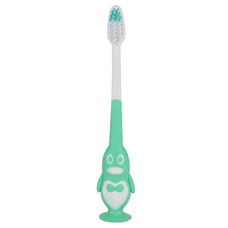 PASSION PETALS Penguin Shape Toothbrush - Green