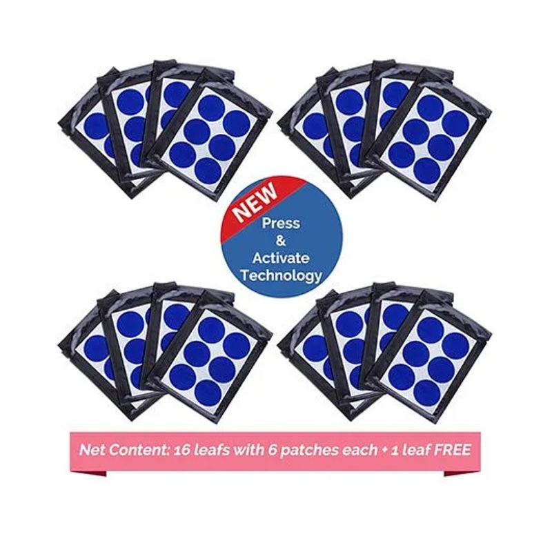 Safe-O-Kid Anti-Mosquito Patches For Kids Blue - 96 Patches