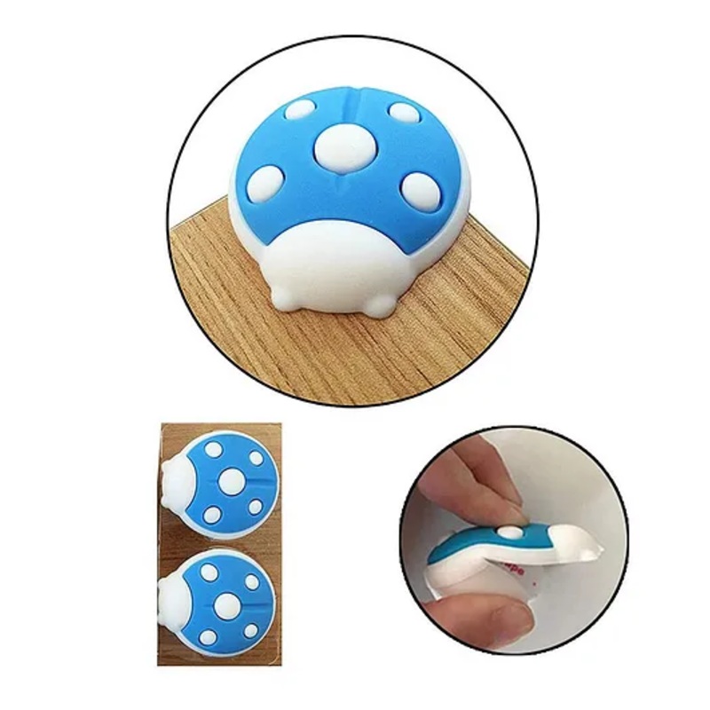 Safe-O-Kid Bug Shaped Corner Caps Pack Of 2 - Blue