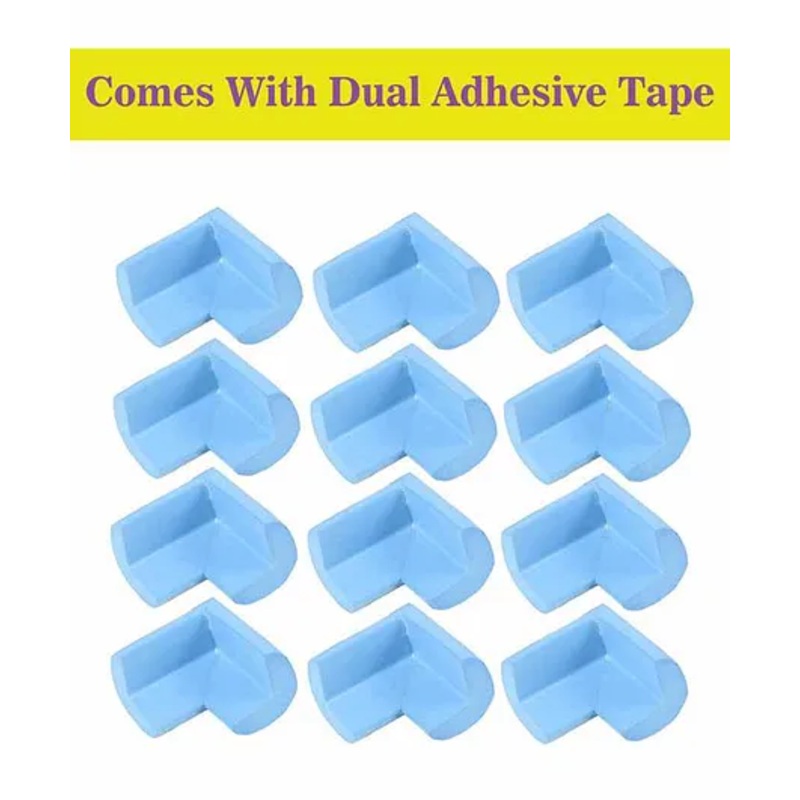 Syga L Shape Corner Edge Guard Pack of 12 - Blue